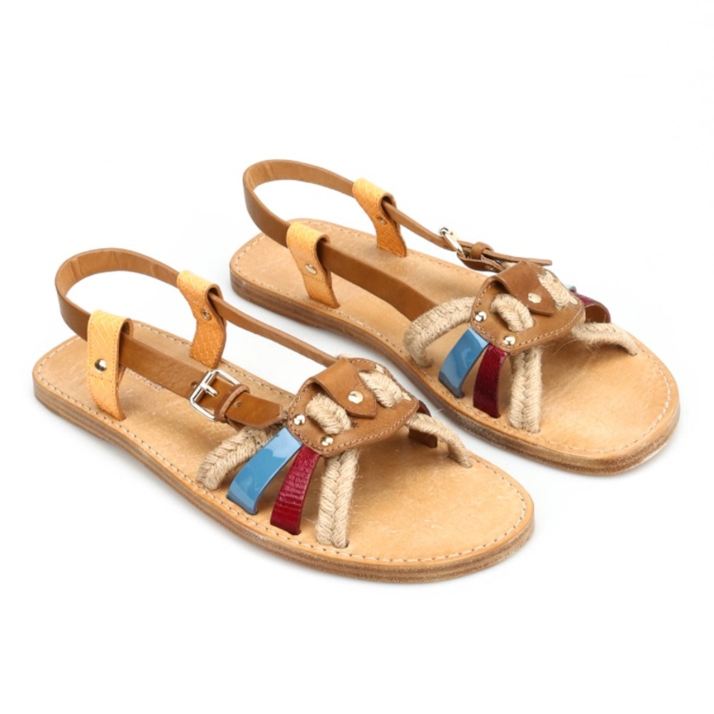 isabel marant etoile Jeana leather & rope sandals